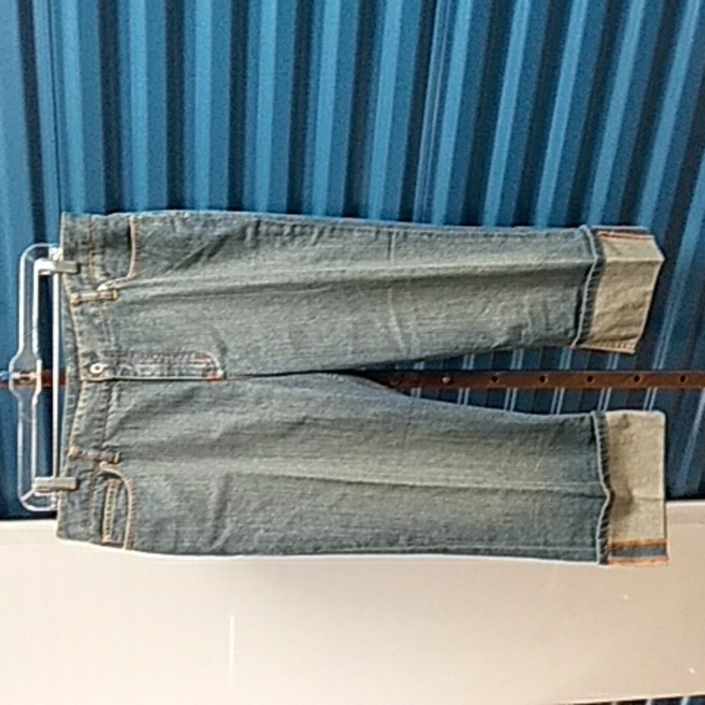 Liz Claiborne Denim Blue Cuffed Jeans